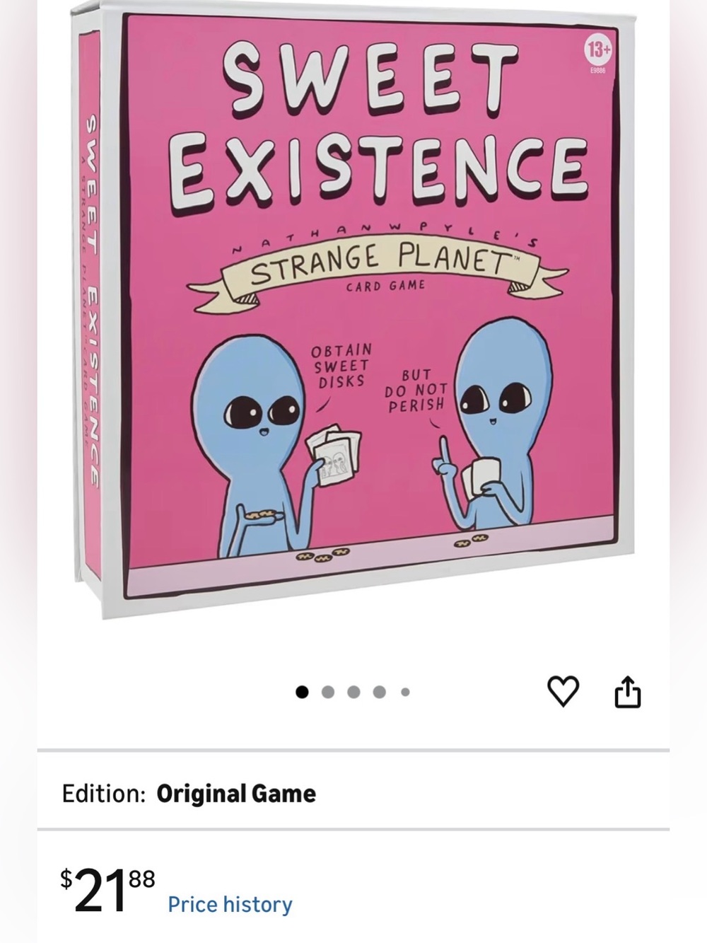 NWOT Nathan Pyle’s Sweet Existence Game